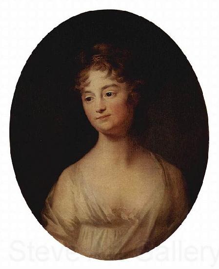 TISCHBEIN, Johann Heinrich Wilhelm Portrat einer Frau, Oval Norge oil painting art